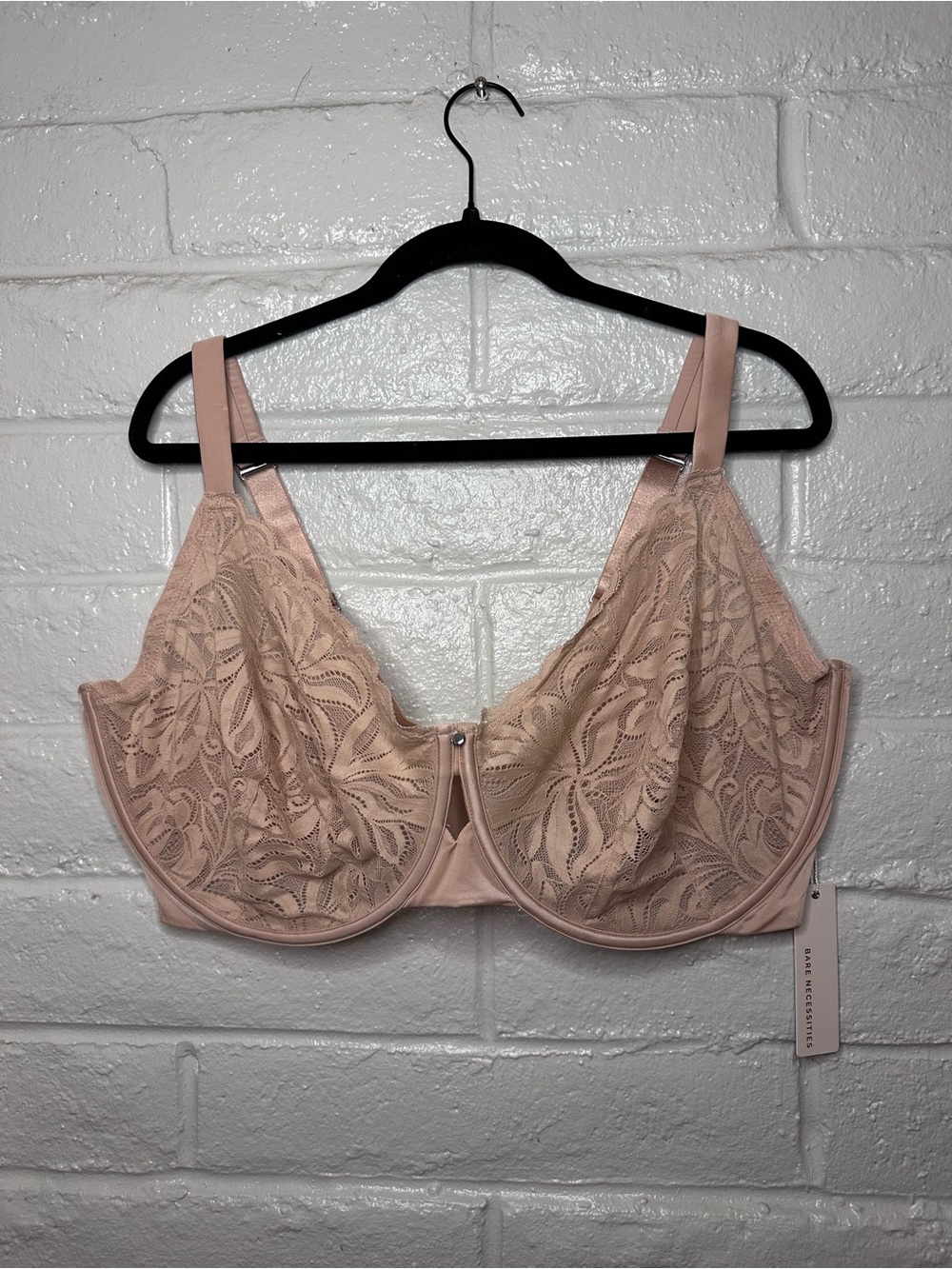 Bare Necessities Unlined Lace Underwire Bra